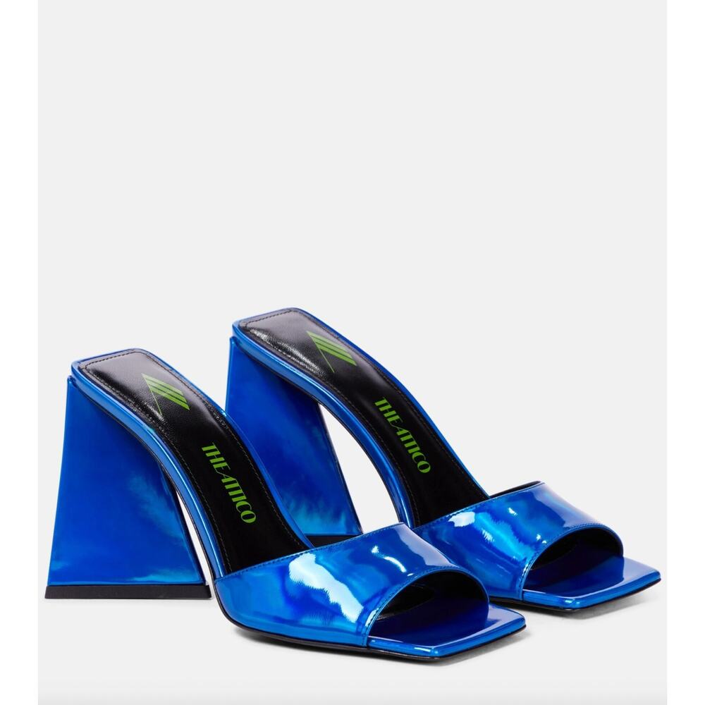 The Attico Devon Leather Sandals Mules
